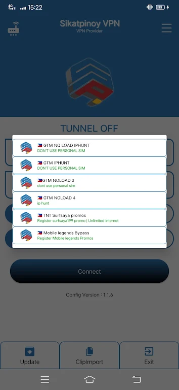 Sikatpinoy VPN V2  Screenshot 2