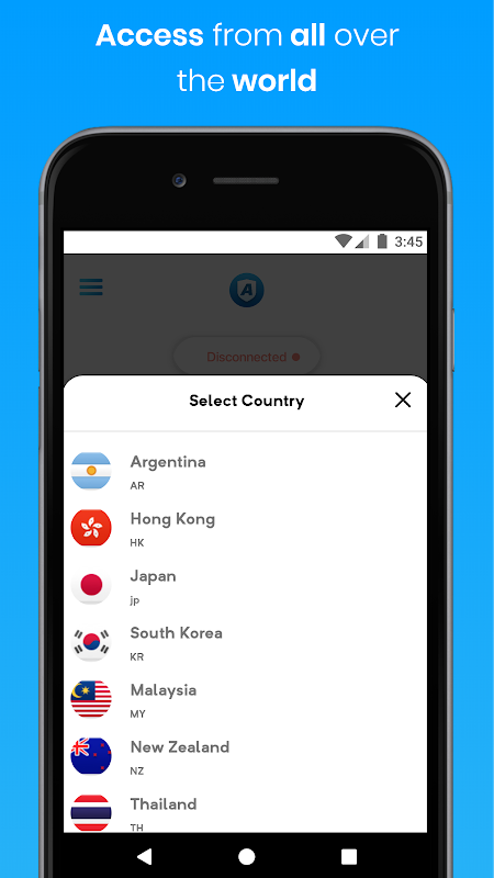 Atom VPN - Free VPN Proxy Server & Ads Free  Screenshot 3