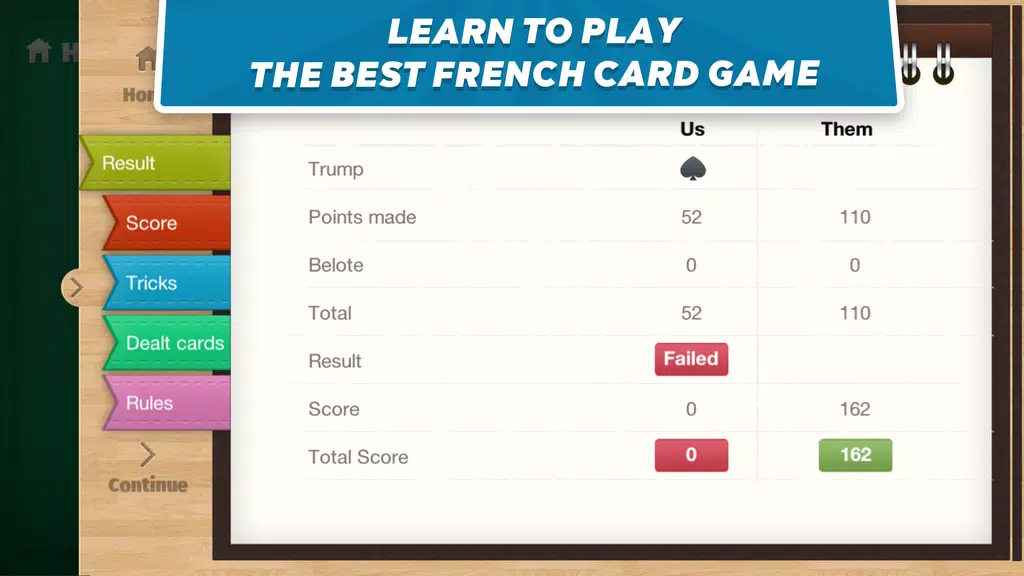 Belote Coinche - card game  Screenshot 3