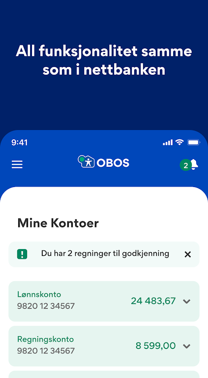 OBOS Mobilbank  Screenshot 2