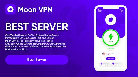 Moon VPN - Secure VPN  Screenshot 2