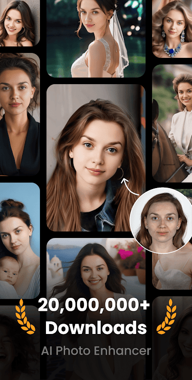 UpFoto – AI Photo Enhancer Mod  Screenshot 1