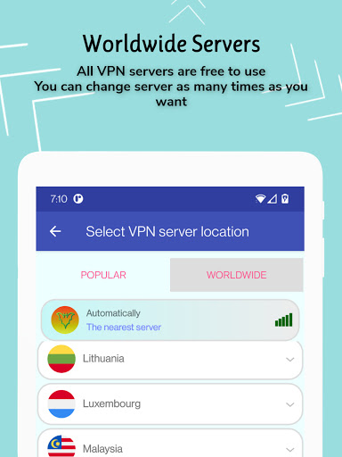 Secure VPN - Fast Proxy Server  Screenshot 2