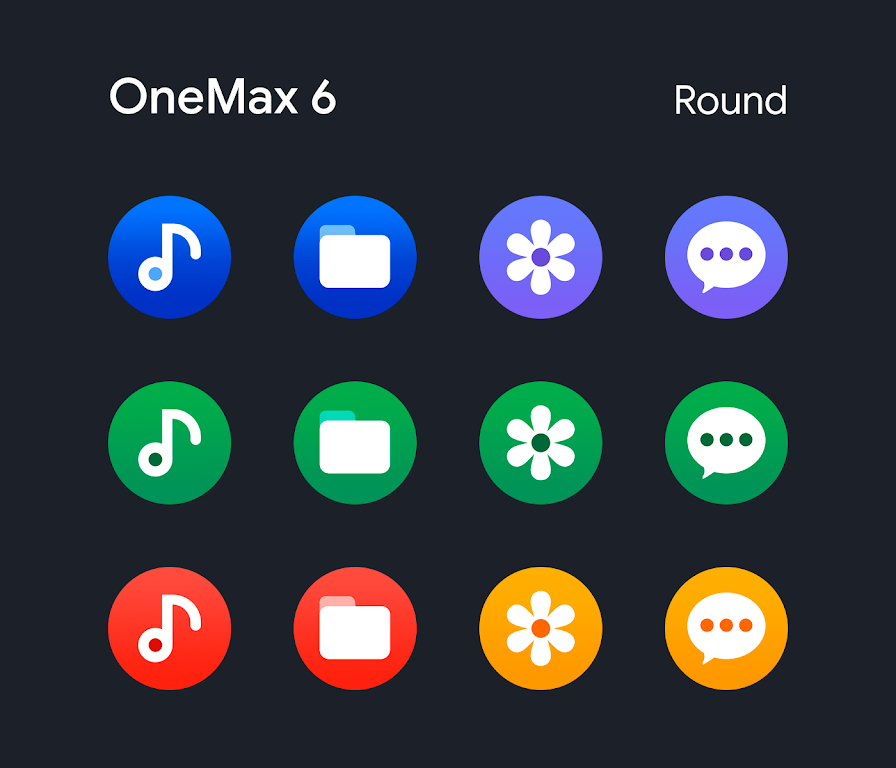 OneMax 6 – Icon Pack Mod  Screenshot 3