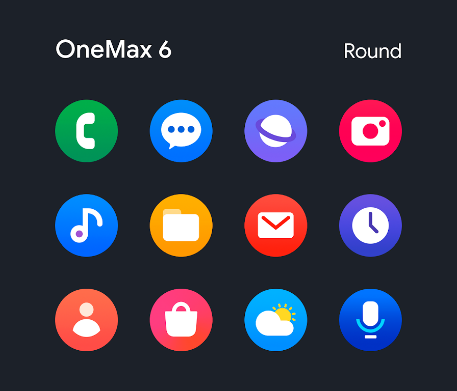 OneMax 6 – Icon Pack Mod  Screenshot 1