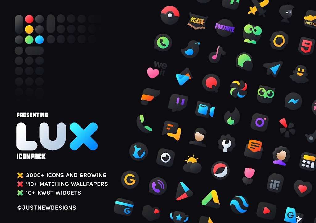 LuX Icon Pack Mod  Screenshot 1