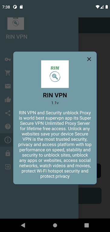 RIN VPN  Screenshot 3