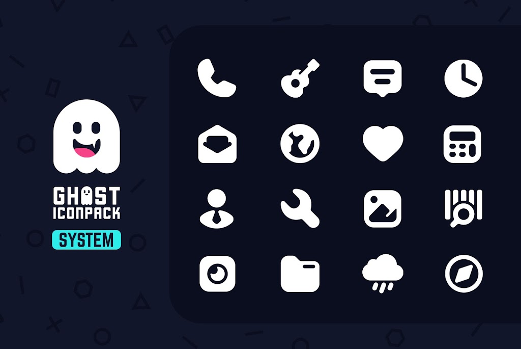 Ghost Icon Pack Mod  Screenshot 1