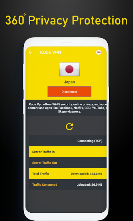 KODE VPN  Screenshot 2