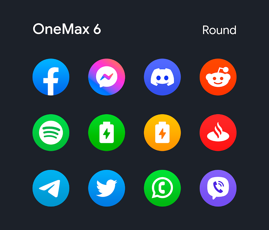 OneMax 6 – Icon Pack Mod  Screenshot 2