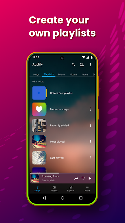 Audify Music Player Mod  Screenshot 2