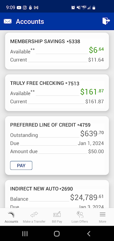 Tru2Go Truliant Mobile Banking  Screenshot 3