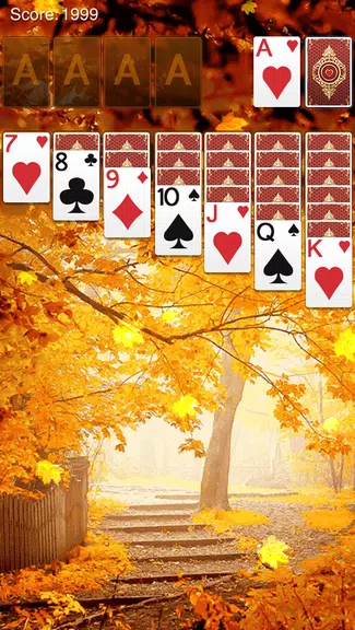 Solitaire: Autumn Love  Screenshot 1