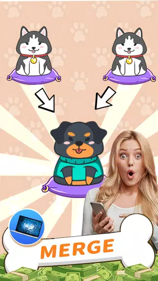 Idle Puppy - Collect rewards online  Screenshot 4