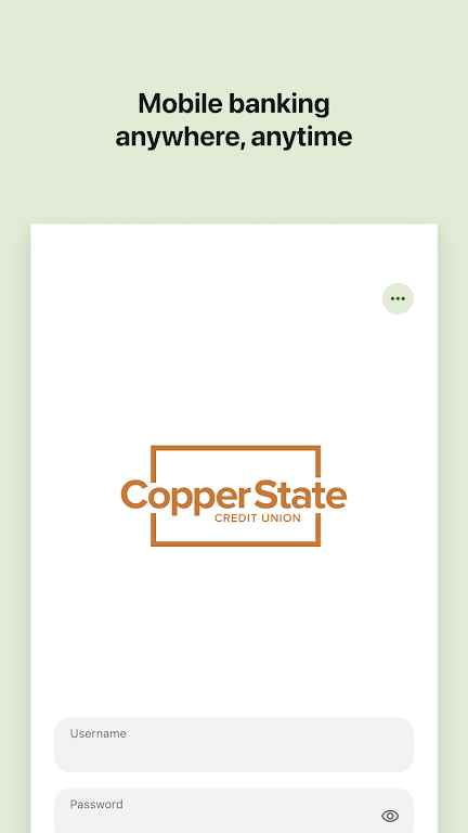 Copper State CU Mobile Banking  Screenshot 1