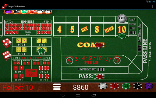 Craps Trainer Free  Screenshot 4