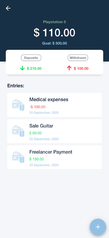 Meu Piggy Bank - Financial Goals  Screenshot 2