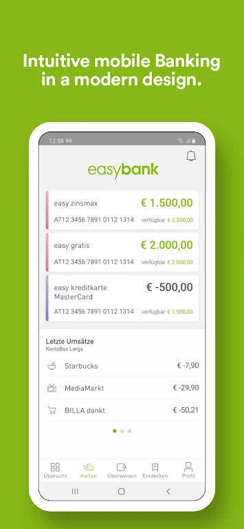 easybank App  Screenshot 3