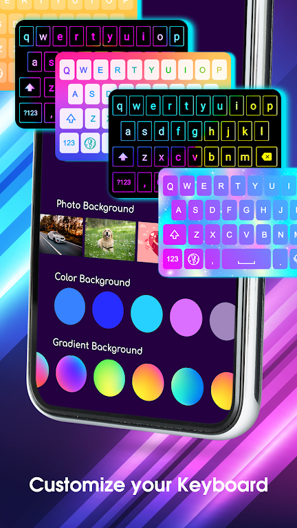 Neon LED Keyboard  Screenshot 1