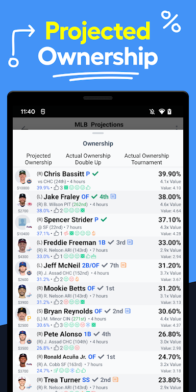 LineStar for FanDuel  Screenshot 2