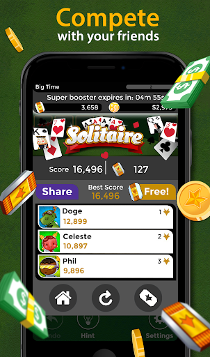 Solitaire - Make Money Free  Screenshot 2