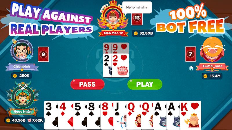 Tien Len Mien Nam - Thirteen Card Game: Pig Hunter  Screenshot 1