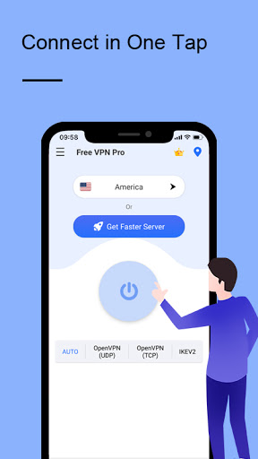 FreeVPN PRO -Free Fast Stable Best Unlimited Proxy  Screenshot 1