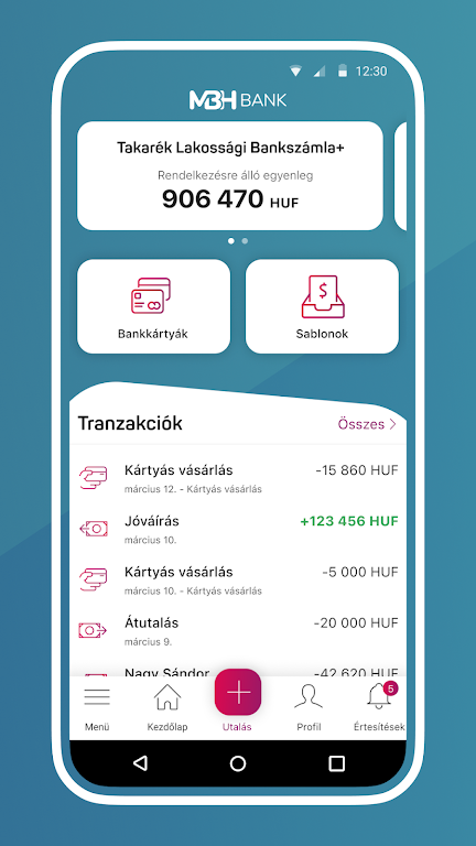 MBH Bank App(korábban Takarék)  Screenshot 4