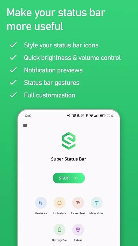 Super Status Bar  Screenshot 2