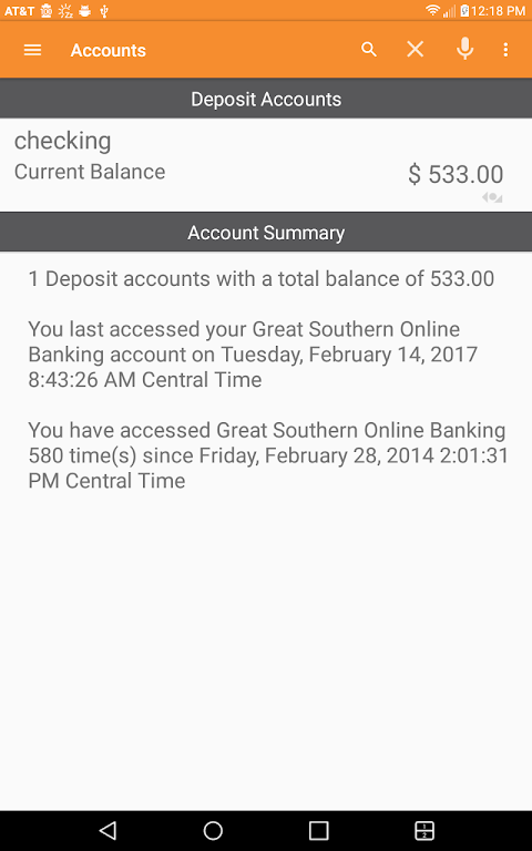 Great Southern Mobile Banking  Screenshot 2