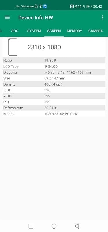 Device Info HW+  Screenshot 3