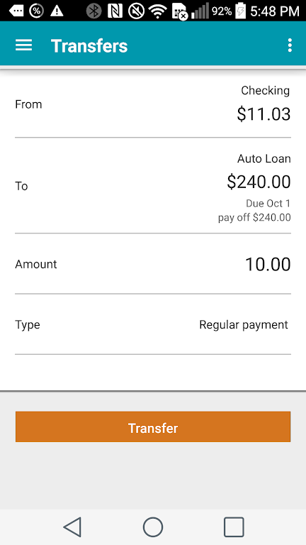 Park Side CU Mobile Banking  Screenshot 3