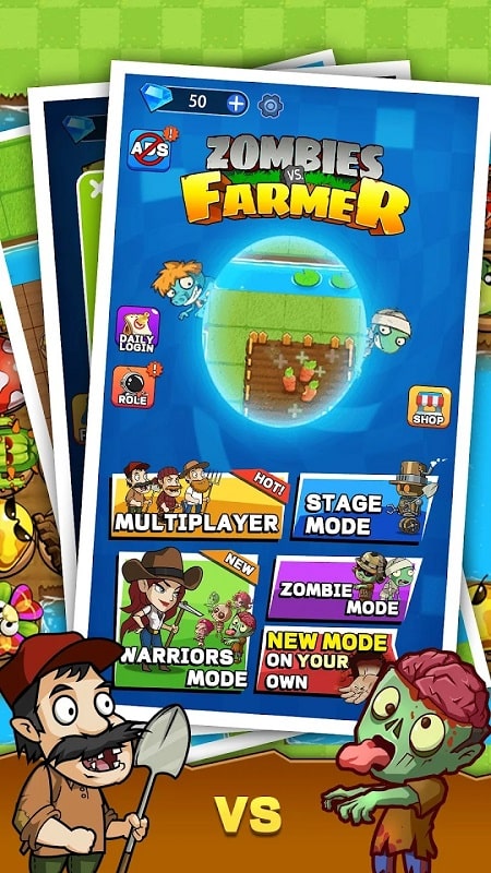 Zombies Vs Farmer  Screenshot 2