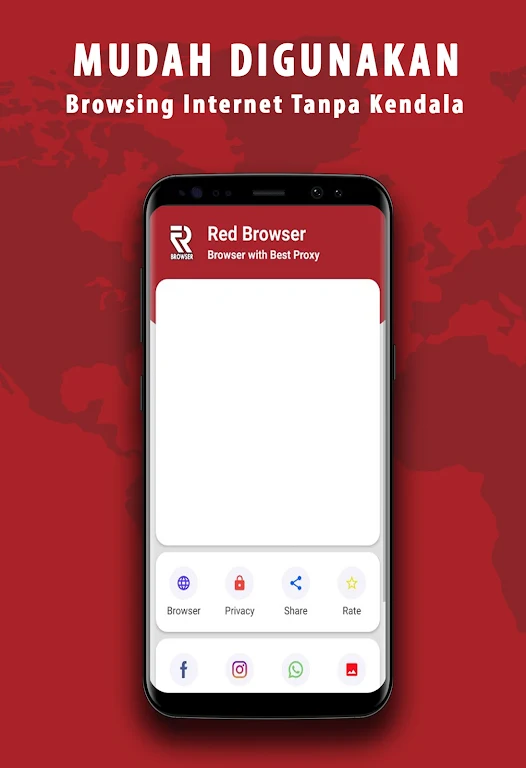 Red Browser Proxy VPN  Screenshot 2