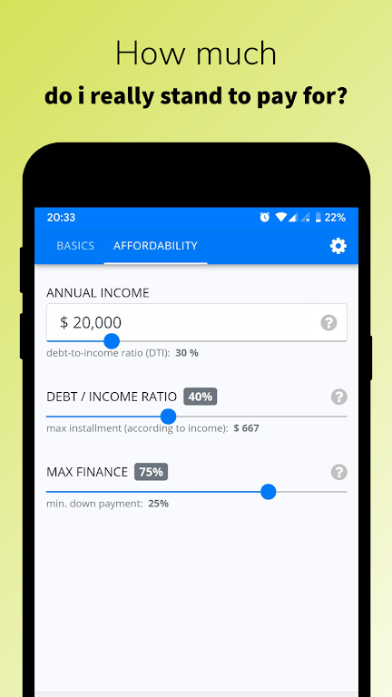 Loaner | Mortgage calculator  Screenshot 2