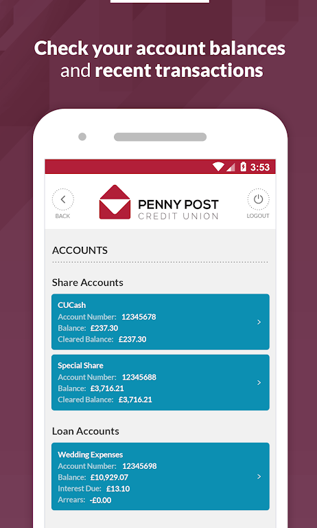 Penny Post Credit Union  Screenshot 2