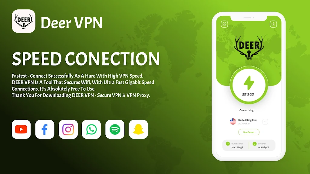 Deer vpn -vpn  Screenshot 3