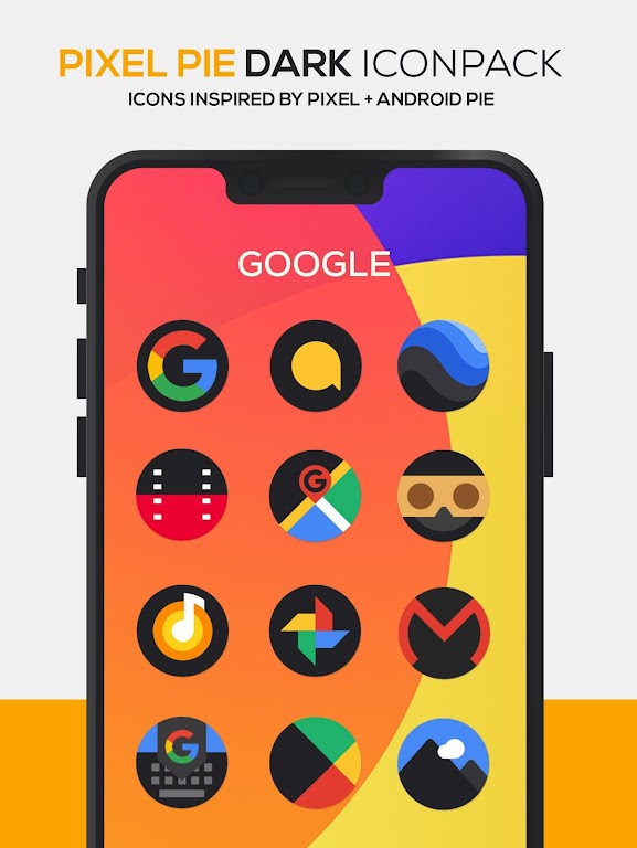 Pixel DARK Icon Pack Mod  Screenshot 2