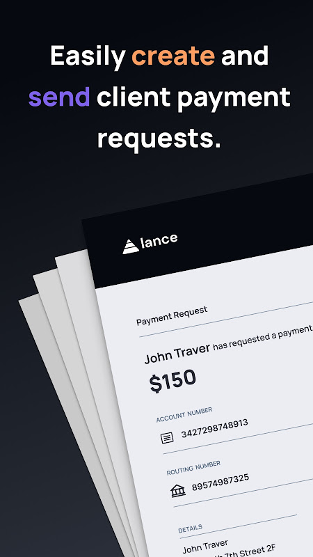 Lance - Freelance Banking  Screenshot 4