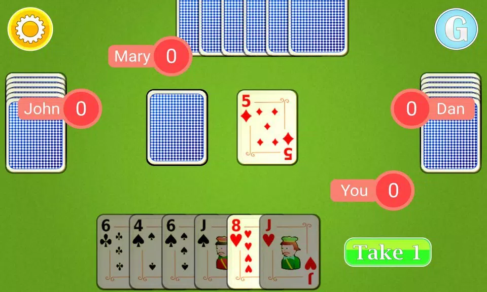 Crazy Eights Mobile  Screenshot 1