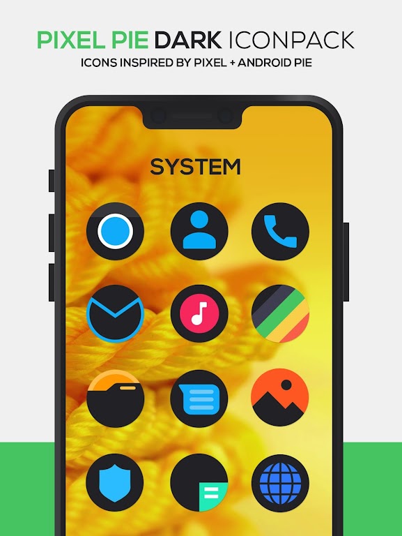 Pixel DARK Icon Pack Mod  Screenshot 1