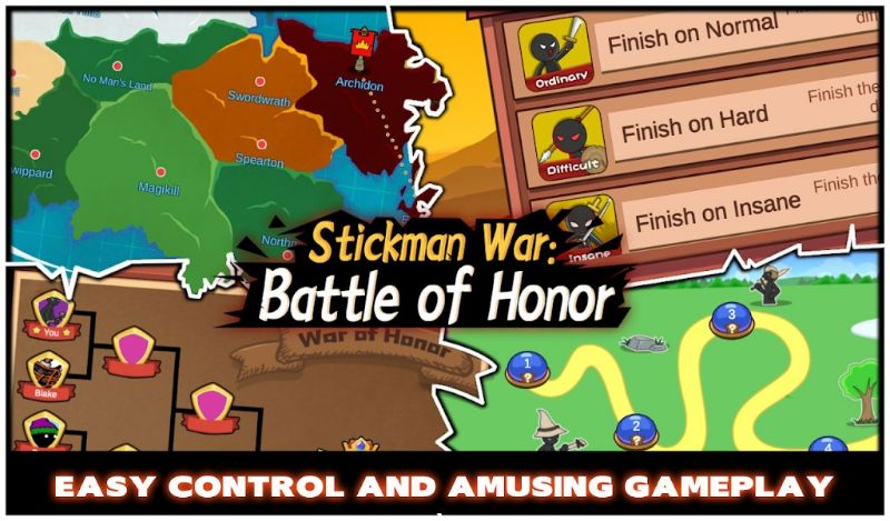 Stickman War: Battle of Honor  Screenshot 2