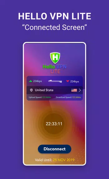 Hello VPN Lite  Screenshot 2