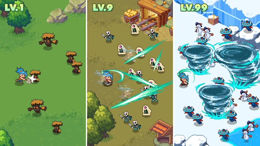 Guardian War: Pixel Rumble RPG Mod  Screenshot 3