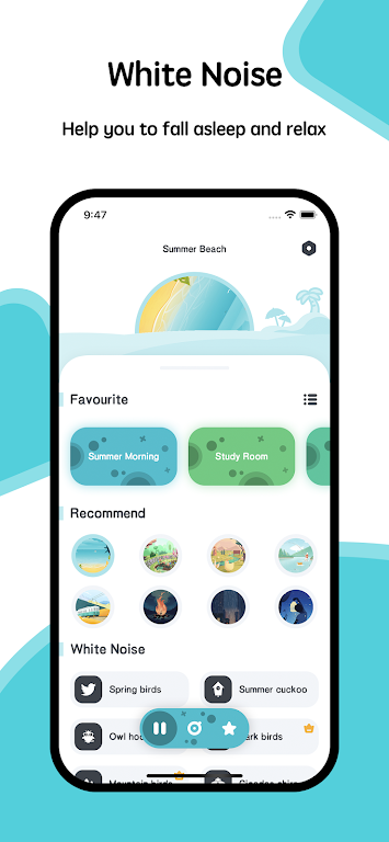 White Noise for Sleep Relax Mod  Screenshot 1