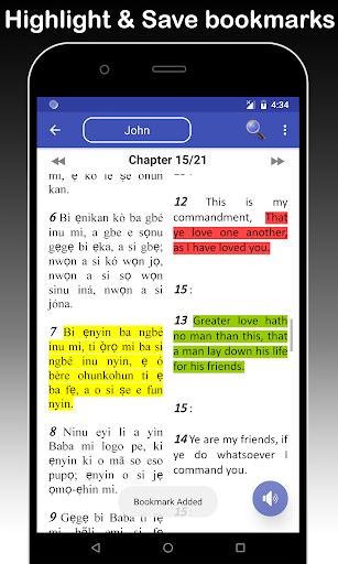 Yoruba & English Bible - With Full Offline Audio  Screenshot 3