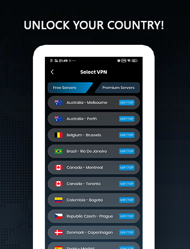 Best VPN SSH - Free VPN & Secure Connection  Screenshot 2