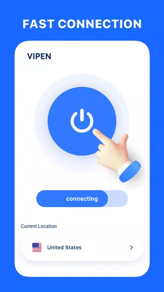 Vipen: fast super VPN master  Screenshot 2