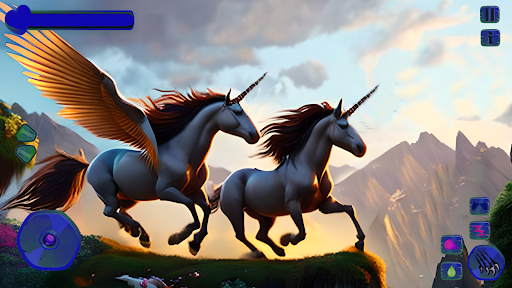 Magic Flying Unicorn Pony Game  Screenshot 1