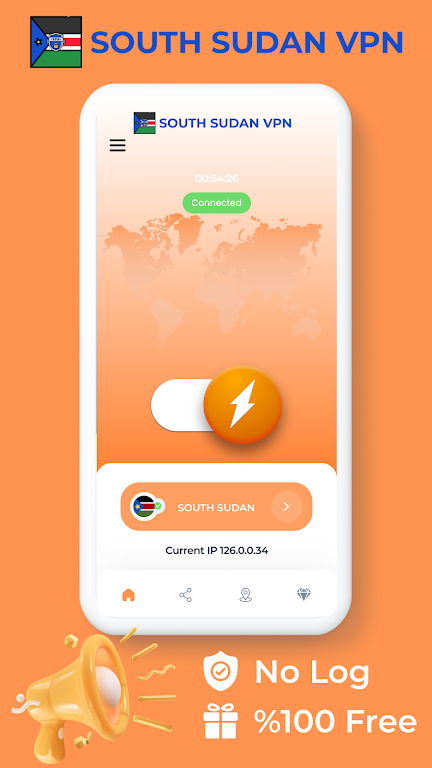 South Sudan VPN -Private Proxy  Screenshot 1